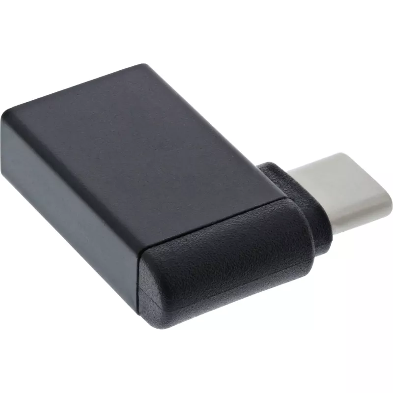 InLine USB 3.2 Gen.2 adapter, USB-C isane pistik USB-A emasele pistikule, 90° nurga all, OTG