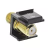 InLine Keystone paigaldusadapter satelliitkaablile, 2x F-pesa, must