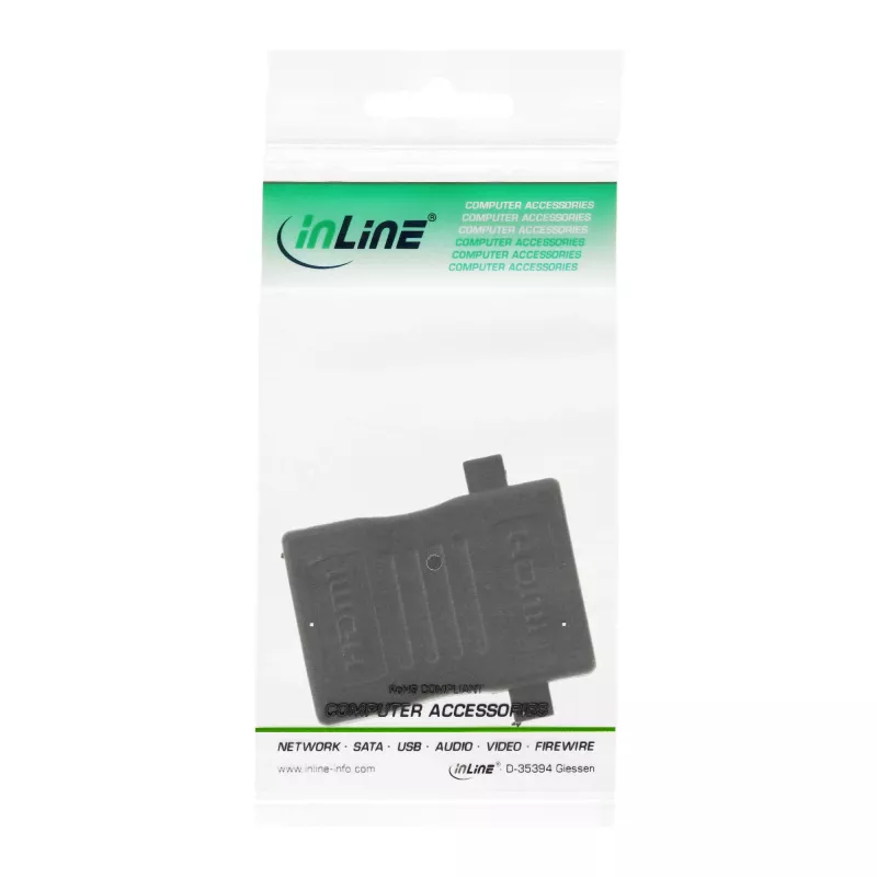 InLine HDMI paigaldusadapter HDMI A-pesa / emane kullatud, 4K2K