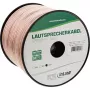 InLine kõlarikaabel 2x 2,5 mm² CCA läbipaistev 100 m