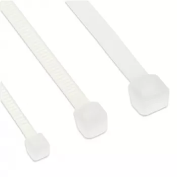 Kaablisidemed InLine 160 mm × 4,8 mm, tõmbetugevus 215,7 N, valge, 100 tk