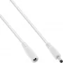 DC pikenduskaabel InLine 26801D isane/emane 4.0x1.7mm valge 1m