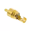 InLine RCA metallist isane pistik jootmiseks, hõbedane, punane rõngas, 6mm kaablile