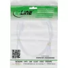 InLine USB 2.0 kaabel, tüüp A-pistik / B-pistik, kullatud, ferriidiga, valge, 1,5 m