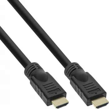InLine HiD High Speed HDMI kaabel Ethernetiga, 4K2K, M/M, kuldsed kontaktid, 10m