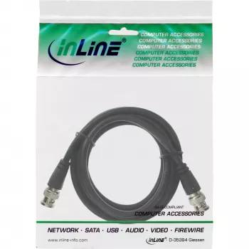 InLine BNC videokaabel, RG59, 75 oomi, 3 m