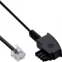 InLine ADSL-jaotuskaabel TAE-F Saksa / 6P2C DEC isane 6 m
