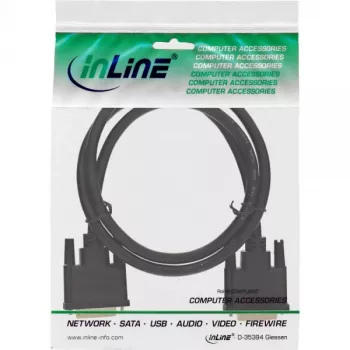 DVI-D-kaabel Premium 24+1 isane/isane Dual Link kullatud 1m InLine 17771P