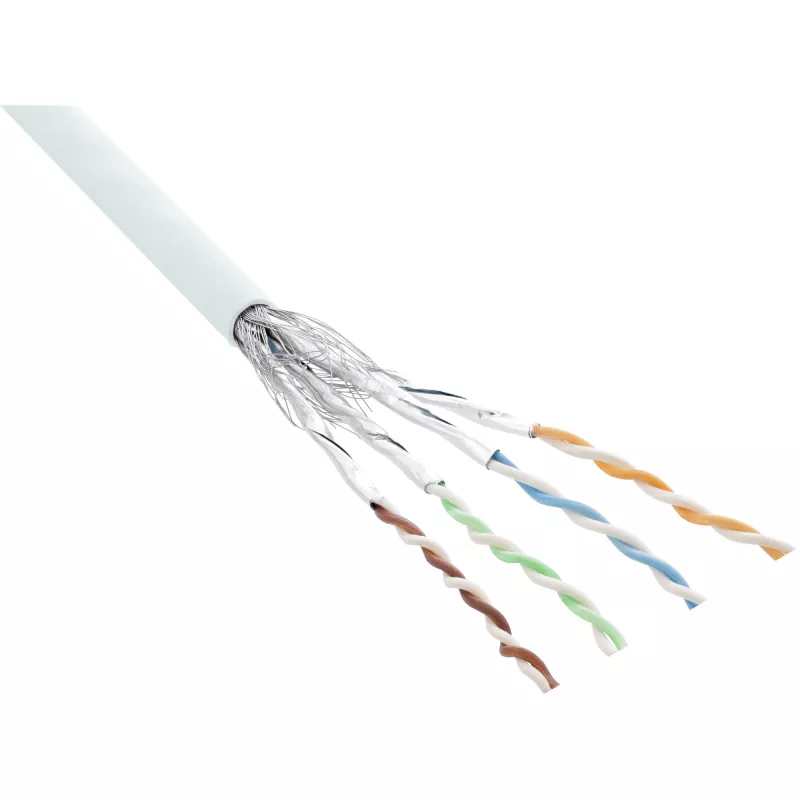 patch-kaabel InLine S/FTP PiMF Cat.6 AWG27 PVC CU 100 m, valge
