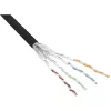 InLine patch-kaabel S/FTP PiMF Cat.6 must AWG27 PVC CU 100m
