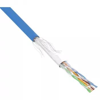 InLine patch-kaabel SF/UTP Cat.5e AWG26 CCA PVC sinine 100 m