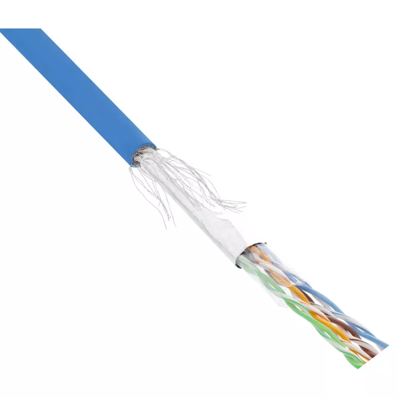InLine patch-kaabel SF/UTP Cat.5e AWG26 CCA PVC sinine 100 m