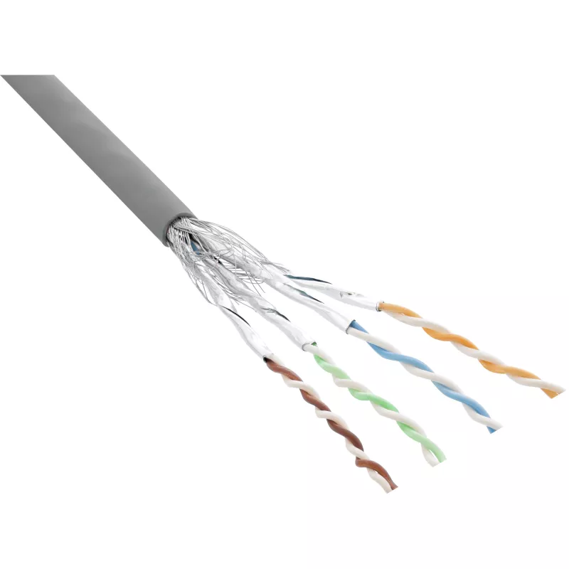 InLine patch-kaabel S/FTP PiMF Cat.6 hall AWG27 PVC CU 100m