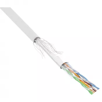 InLine paigalduskaabel SF/UTP Cat.5e AWG26 CCA PVC valge 100 m