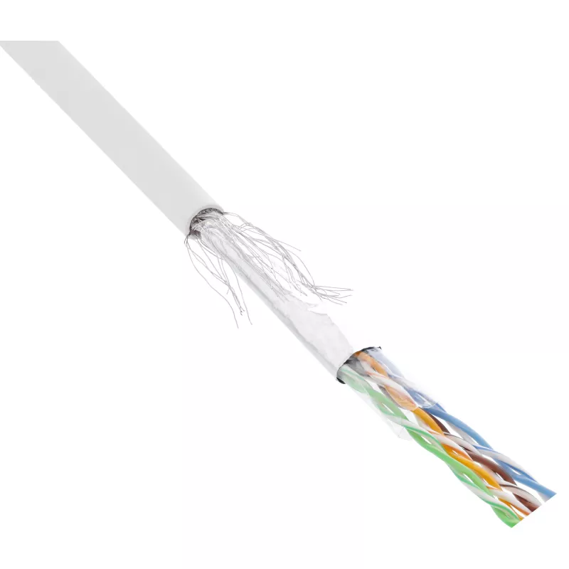 InLine paigalduskaabel SF/UTP Cat.5e AWG26 CCA PVC valge 100 m