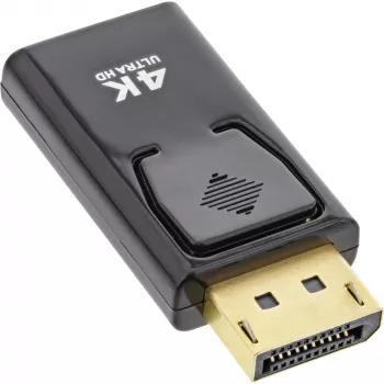 InLine adapter DisplayPort isane / HDMI emane, 4K/60Hz, heliga