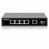 Intellinet 5-pordine Gigabit Ethernet PoE+ lüliti SFP pordiga 91 W võimsuspiiranguga