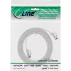 InLine patch-kaabel lame, U/FTP, Cat.8.1, TPE halogeenivaba, valge, 3m