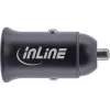 InLine USB auto laadijaadapter toiteedastus, 2x USB-C, must