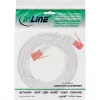 InLine Flat ultraõhuke plaasterkaabel U/UTP Cat.6 Gigabit valmis valge 2m