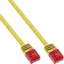 InLine tasane üliõhuke patch-kaabel U/UTP Cat.6 Gigabit-valmis kollane 3 m