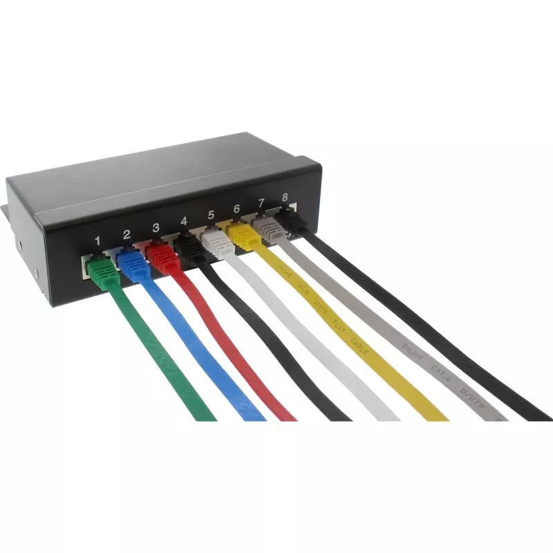 InLine tasane üliõhuke patch-kaabel U/UTP Cat.6 Gigabit-valmis kollane 3 m
