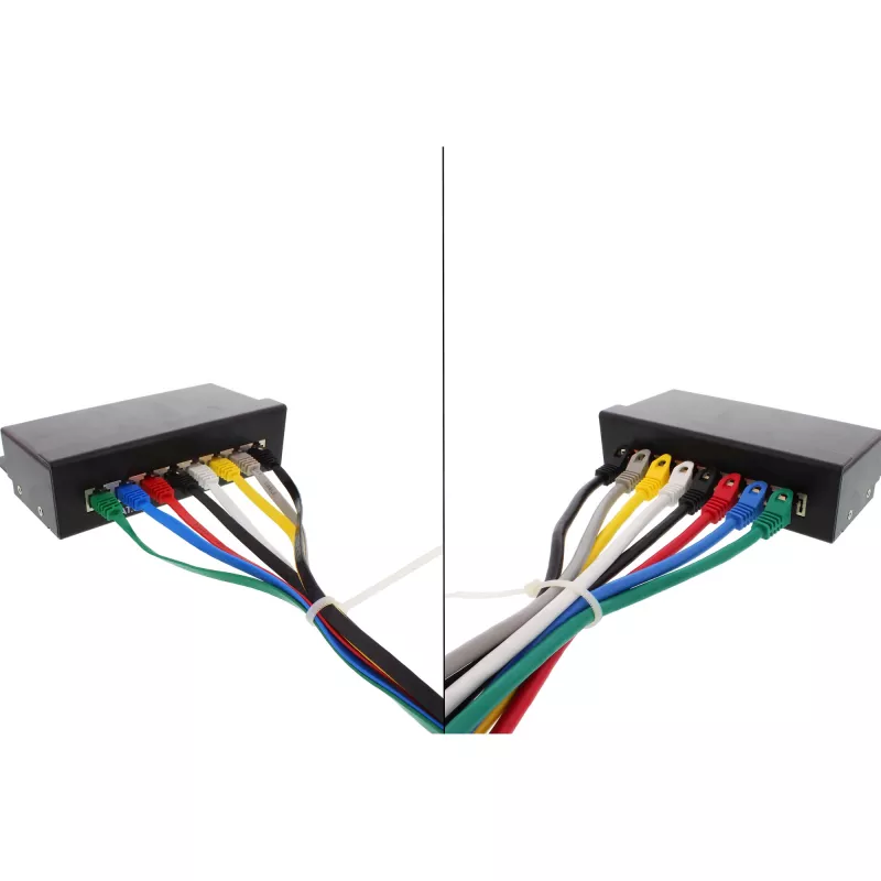 InLine tasane üliõhuke patch-kaabel U/UTP Cat.6 Gigabit-valmis hall 7m