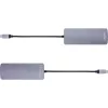 InLine USB 3.2 Gen.2 Hub, 4x USB-C + 3x USB-A, PD 100W, alumiinium, hall