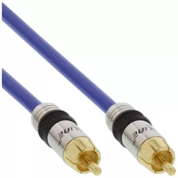 InLine Premium RCA helikaabel 1x RCA isane/isane kullatud 7m