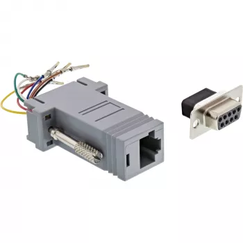 InLine adapter 9 pin Sub-D emane RJ45 emane 68889B InLine
