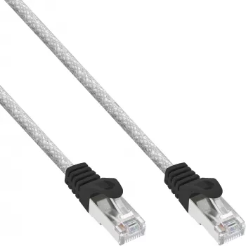 InLine patch-kaabel SF/UTP Cat.5e transparent 25m