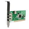 StarTech.com 4 pordiga PCI 1394a FireWire adapterkaart – 3 välist 1 sisemine
