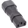 InLine toiteadapter IEC 60320 C14 / C13, 3-kontaktiline, külmade seadmete jaoks