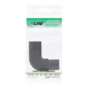 InLine toiteadapter IEC 60320 C8 / C7, vasakule/paremale nurga all 2 kontaktiga