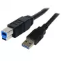 StarTech.com 3m Must SuperSpeed USB 3.0 kaabel A-B - M/M, 3 m, USB A, USB B, USB 3.2 Gen 1 (3.1 Gen 1), Mees/Mees, Must