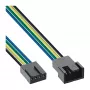 InLine ventilaatori kaabli pikendus 4pin Molex isane/emane 0,30m