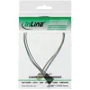InLine ventilaatori kaabli pikendus 4pin Molex isane/emane 0,30m