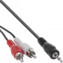 Audio kaabel 2x RCA male InLine 89944 3.5mm Stereo male 0.5m