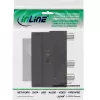 InLine Scart-adapter, Scart-pistik / 3x RCA ja S-VHS video sisse-/väljund