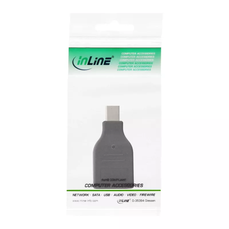 InLine DisplayPort-muundur, mini DisplayPort isane / HDMI emane, FullHD/60Hz