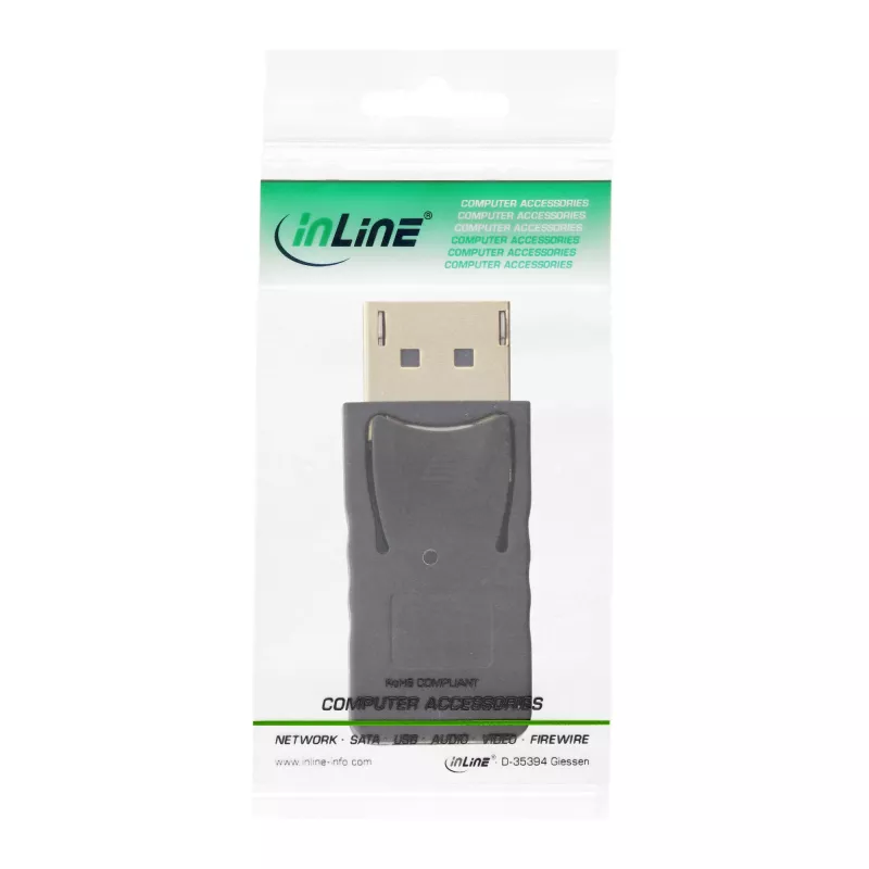 InLine DisplayPort Adapter, DisplayPort isane / mini DisplayPort emane, 4K/60Hz