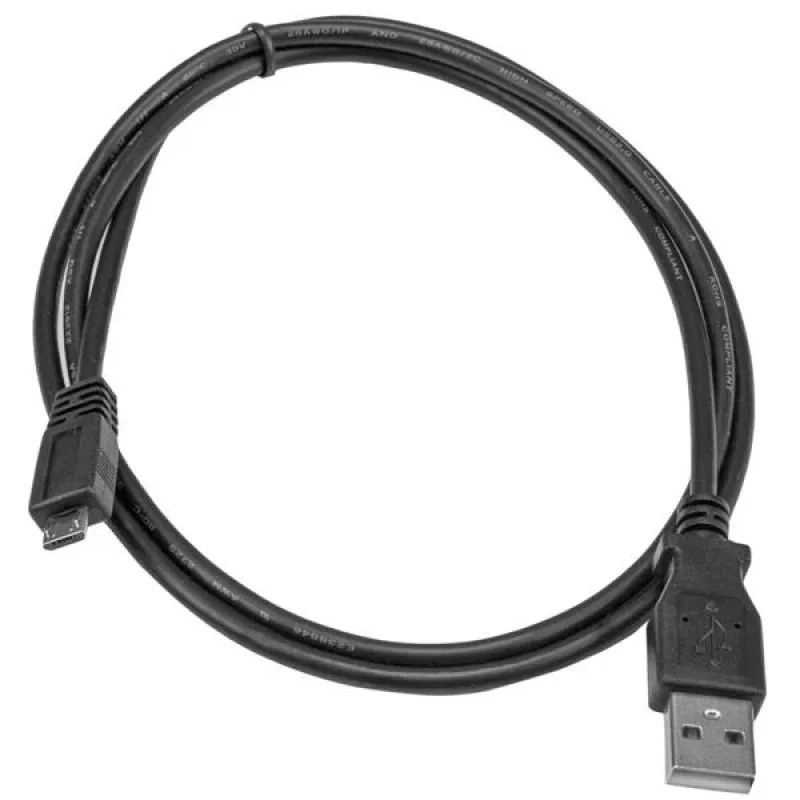 StarTech.com 2 m mikro-USB-kaabel – A- kuni Micro-B-pistik, 2 m, USB A, Micro-USB B, USB 2.0, isane/isane, must