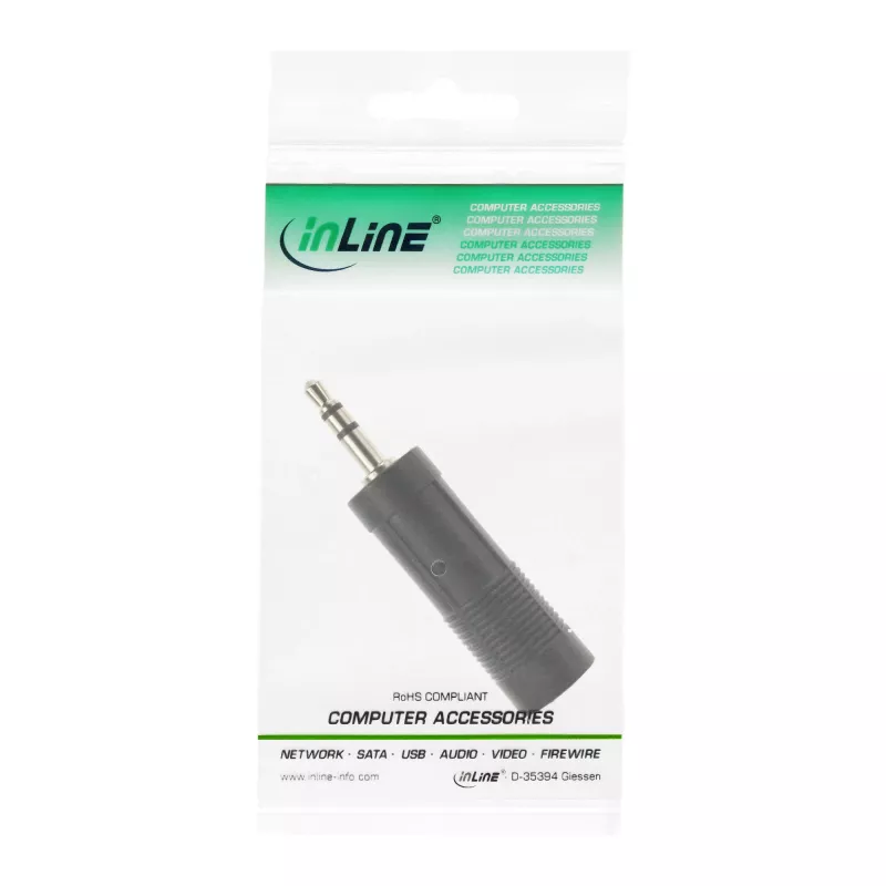 InLine Audio adapter 3,5 mm isane / 6,3 mm stereo emane