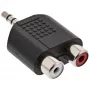 Audioadapter 3,5 mm isane / 2x RCA stereo emane InLine 99302