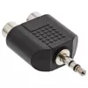 Audioadapter 3,5 mm isane / 2x RCA stereo emane InLine 99302