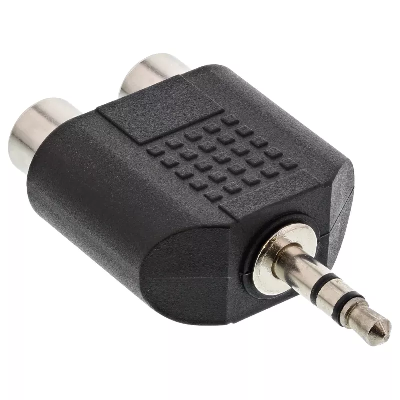 Audioadapter 3,5 mm isane / 2x RCA stereo emane InLine 99302