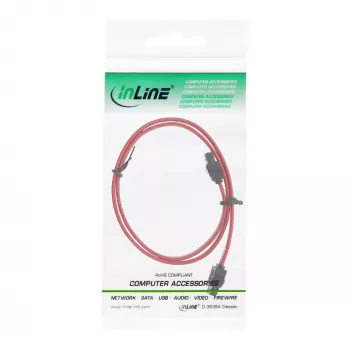 InLine SATA kaabel 150 / 300 / 600 S-ATA linkidele riividega 0,3 m