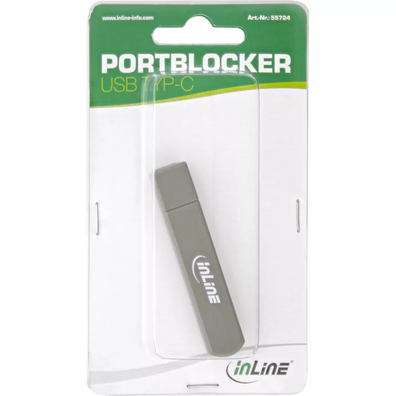 Sülearvuti pordiblokeerija InLine 55724 USB-C, 6 pordiblokeerijat kaasas