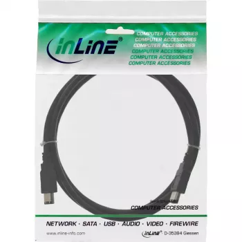 FireWire 400 kaabel InLine 34010 10m isane/isane must