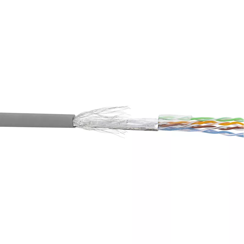InLine patch-kaabel SF/UTP Cat.5e AWG26 CCA PVC hall 500m